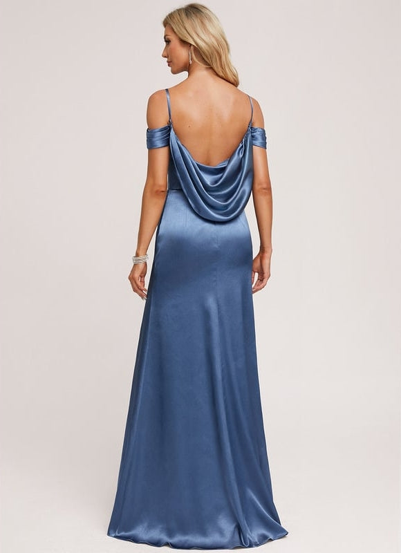 Robe Chic Satinée Aérienne - gallery 1