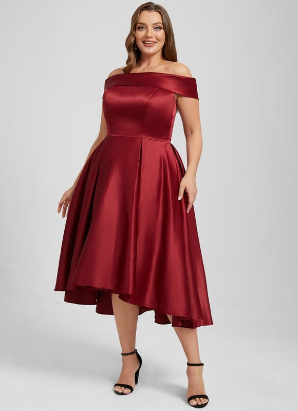 Robe Chic Bordeaux Élégance - gallery 9