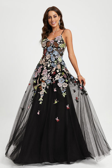 Robe Chic Fleurir Sombre