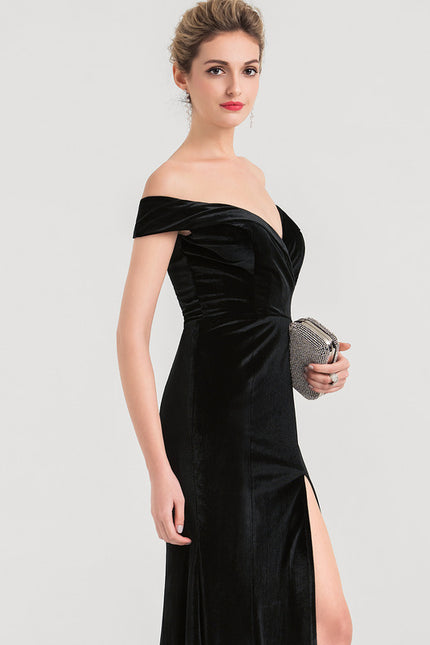 Robe Chic Velours Noire - gallery 2