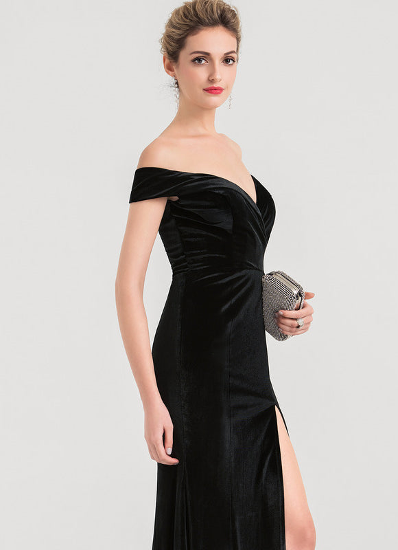 Robe Chic Velours Noire - gallery 2