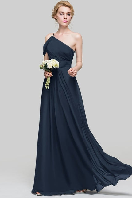 Robe Chic Asymétrique Beige - gallery 6