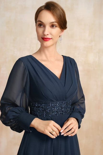 Robe Chic Éthérée Bleu - gallery 1