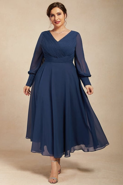 Robe Chic Chiffon Marine - gallery 7