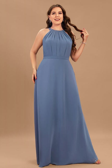 Robe Chic Mousseline Drapée - gallery 7