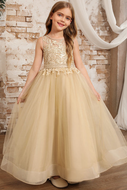 Robe Chic Dorée Tulle - gallery 3