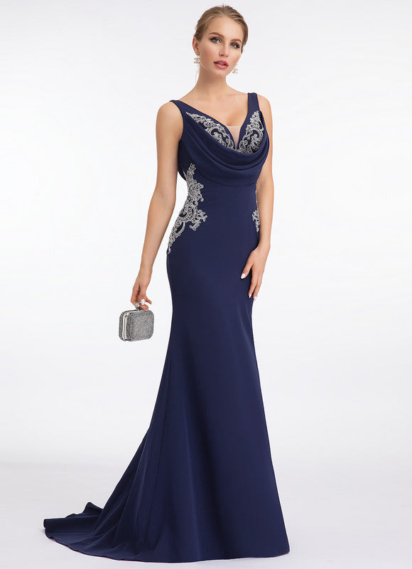 Robe Chic Sirène Marine