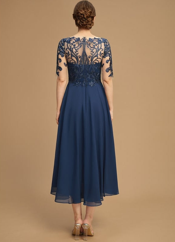 Robe Chic Élégance Ondulée - gallery 2