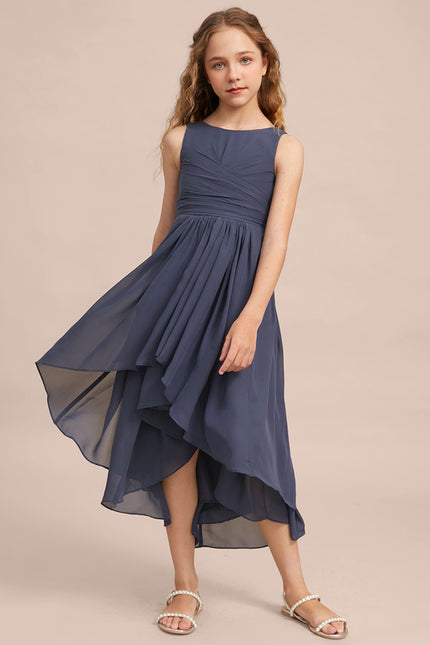 Robe Chic Bleu Nuit Élégant - gallery 5