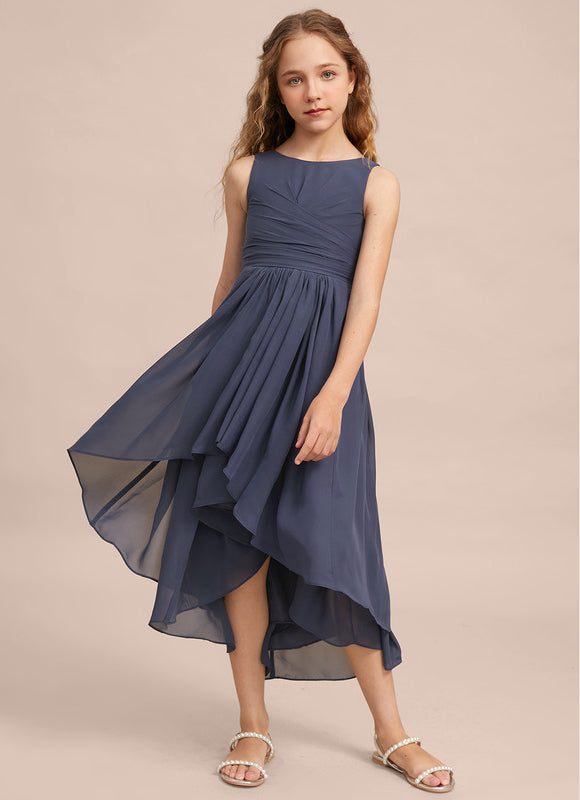 Robe Chic Bleu Nuit Élégant - gallery 5