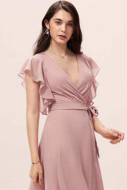 Robe Chic Fluide À Nouer - gallery 3