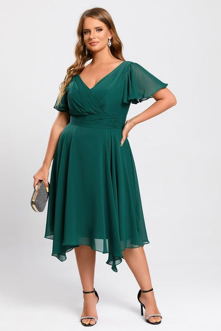 Robe Chic Asymétrique Vaporeuse - gallery 7