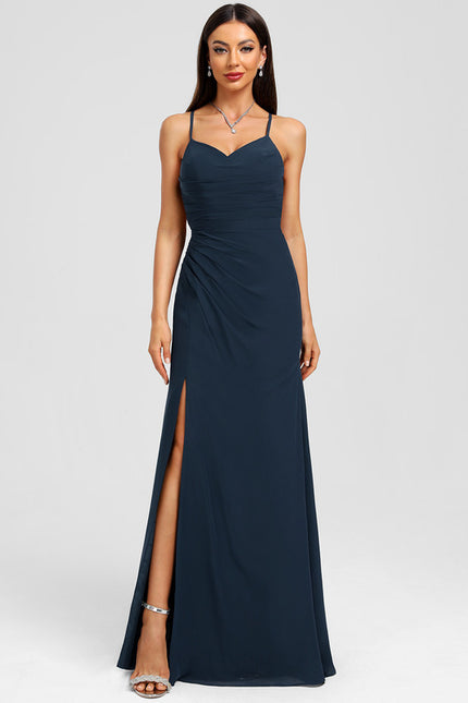 Robe Chic Velours Sombre Étoilé - gallery 4