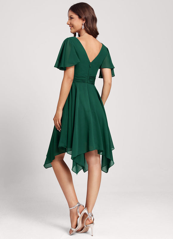 Robe Chic Asymétrique Vaporeuse - gallery 4