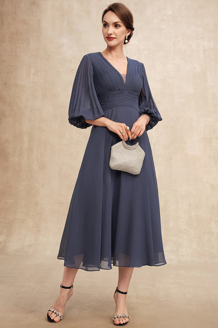 Robe Chic Chiffon Marine - gallery 4
