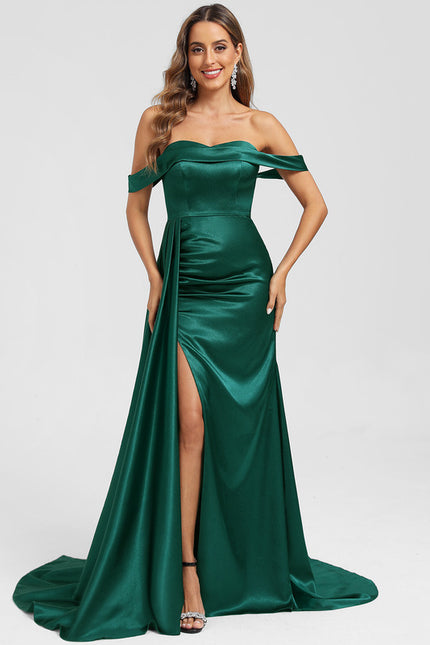 Robe Epaule Dénudée Chic - gallery 1