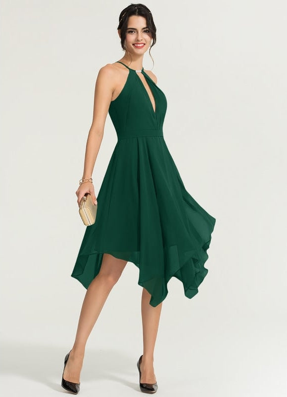 Robe Chic Chic Asymétrique Perlé