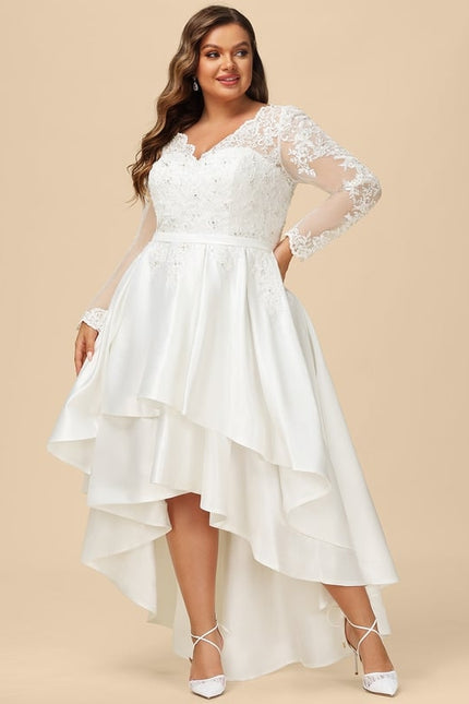 Robe Chic Élégance Satinée Asymétrique - gallery 7