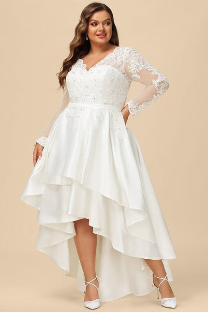 Robe Chic Élégance Satinée Asymétrique - gallery 7