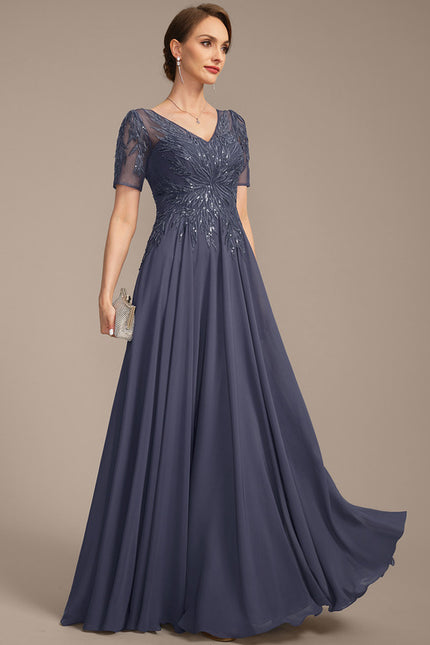 Robe Chic Marine Éclatante - gallery 5