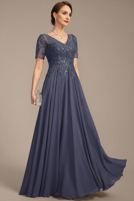 Robe Chic Marine Éclatante - gallery 5
