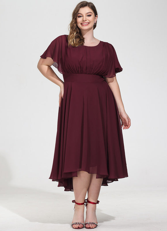 Robe Chic Élégance Émeraude Flottante - gallery 8