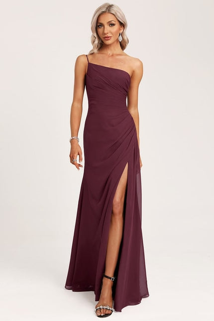 Robe Chic Asymétrique Beige