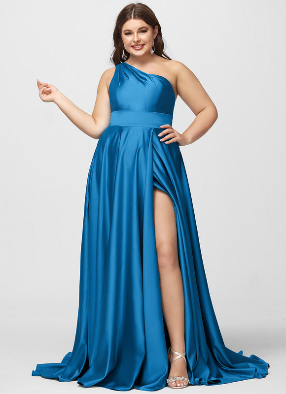 Robe Chic Satin Azur Éclatant - gallery 7