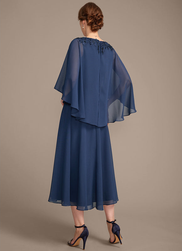 Robe Chic Aérienne Marine - gallery 6