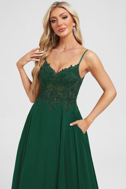Robe Chic Élégance Émeraude - gallery 3