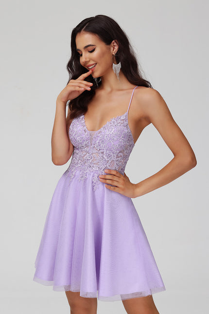Robe Chic Lilas Aérée - gallery 2