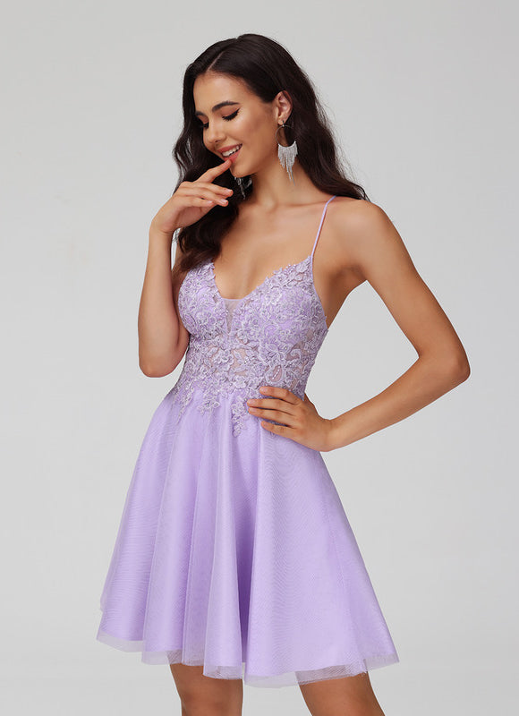 Robe Chic Lilas Aérée - gallery 2