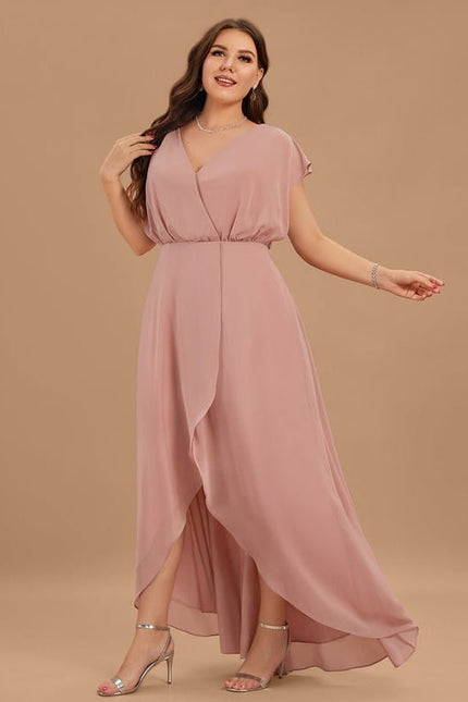 Robe Chic Mousseline Asymétrique - gallery 4