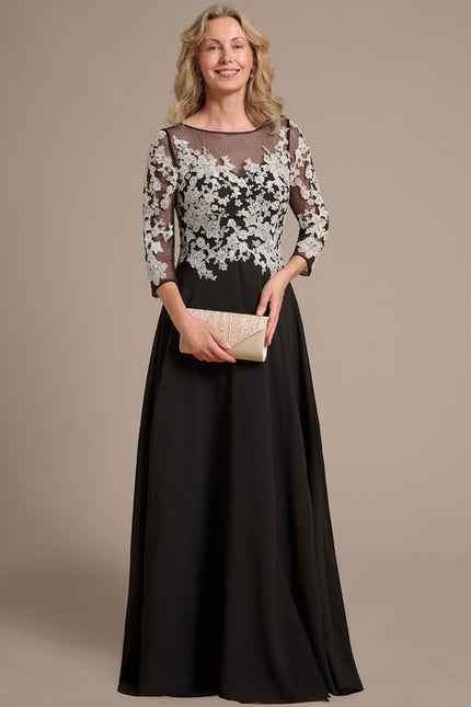 Robe Chic Élégante Noire - gallery 4