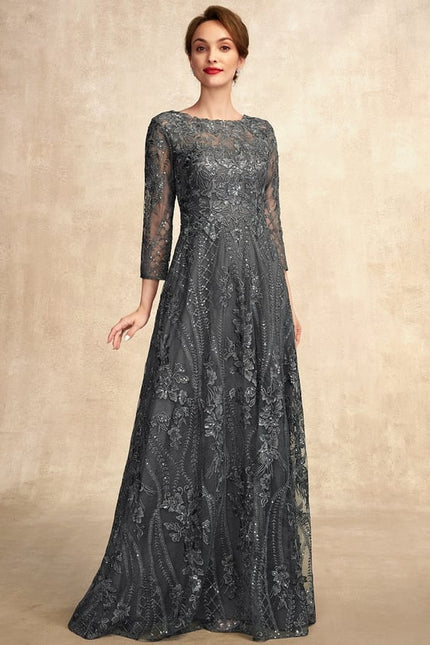 Robe Chic Dentelle Charbon