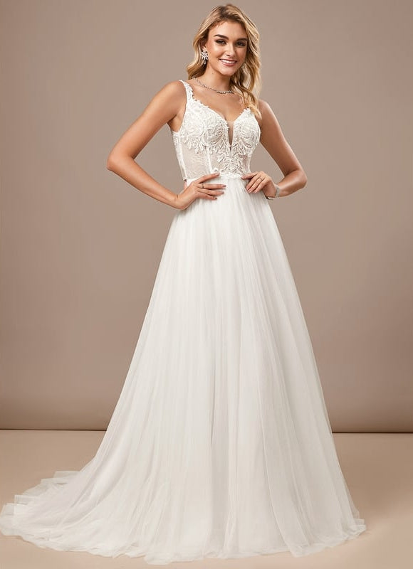 Robe Chic De Mariée Aérienne - gallery 4