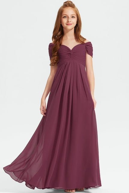 Robe Chic Bordeaux Évasée - gallery 3