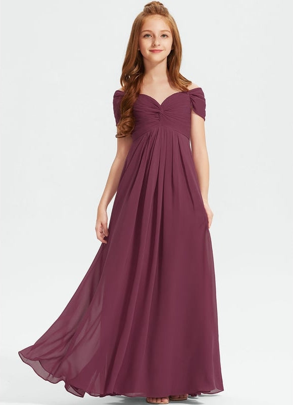 Robe Chic Bordeaux Évasée - gallery 3