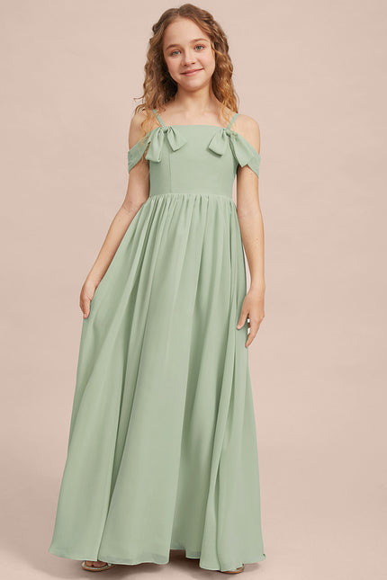 Robe Chic Chiffon Menthe - gallery 4