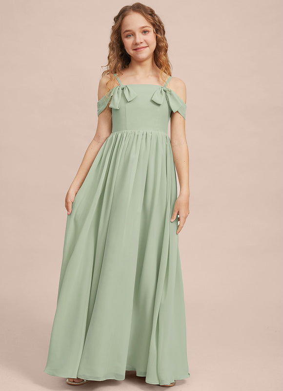 Robe Chic Chiffon Menthe - gallery 4