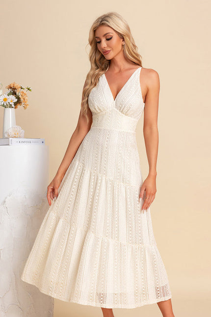 Robe Chic Mi-Longue Ajourée - gallery 5