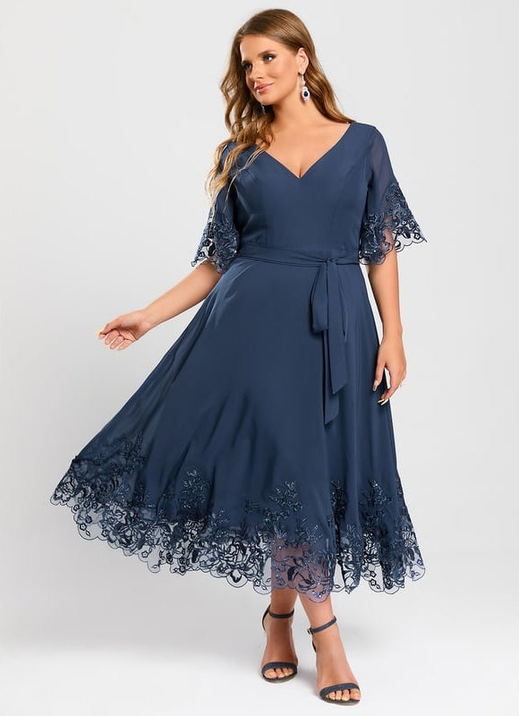 Robe Chic Légère Dentelle - gallery 8
