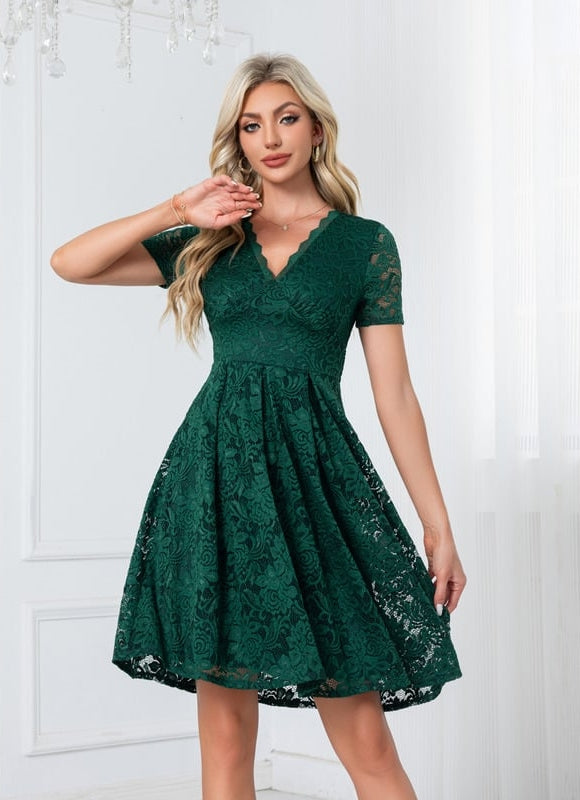 Robe Chic Élégance Dentelle