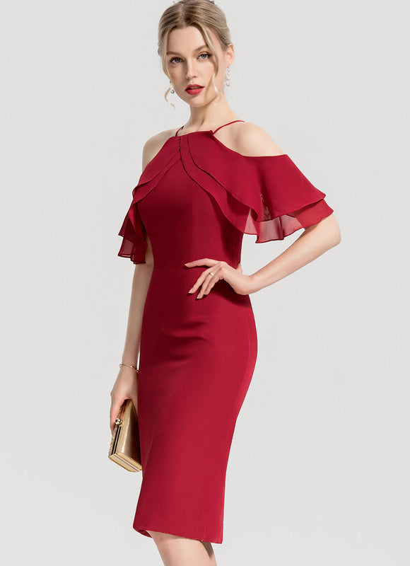 Robe Chic Cocktail Volants