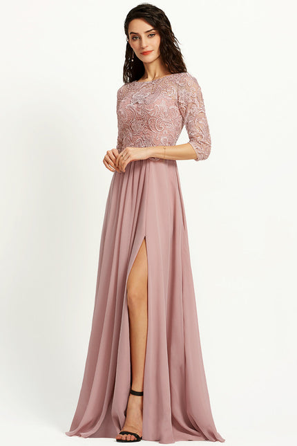 Robe Chic Soirée Rosée - gallery 2