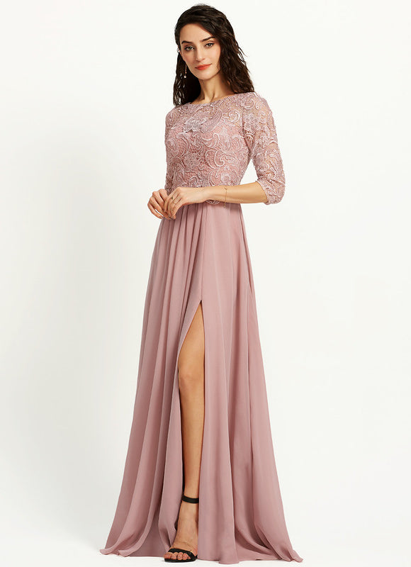 Robe Chic Soirée Rosée - gallery 2