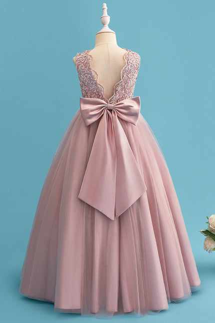 Robe Bohème Chic Dentelle Rose - gallery 6