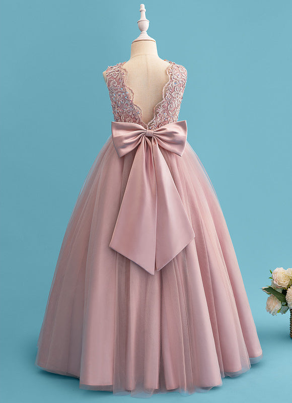 Robe Bohème Chic Dentelle Rose - gallery 6