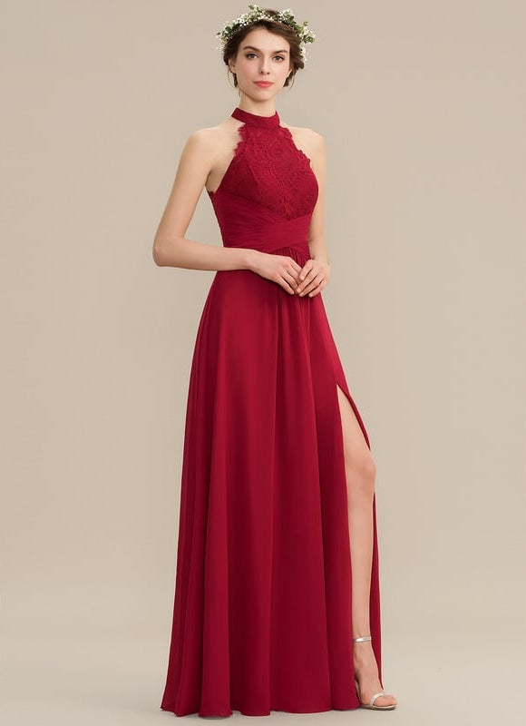 Robe Chic Gris Perle Dentelle Élégante - gallery 7