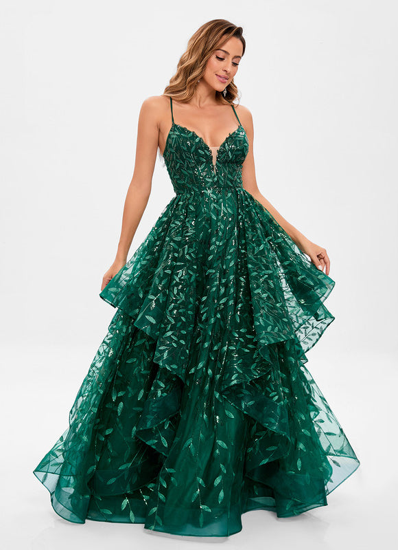 Robe Chic Émeraude Opulente - gallery 4